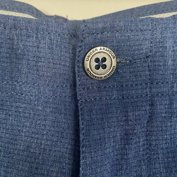 Under Armour Pants Mens 38 X 32 Blue Performance Stretch Chino Golf Lightweight - Picture 4 of 9